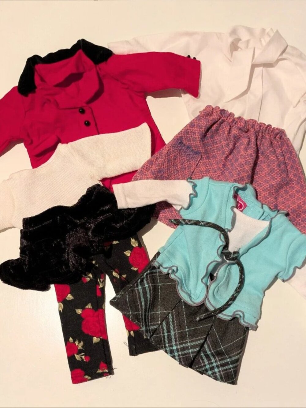 American Girl Fit Three Dressy Outfits